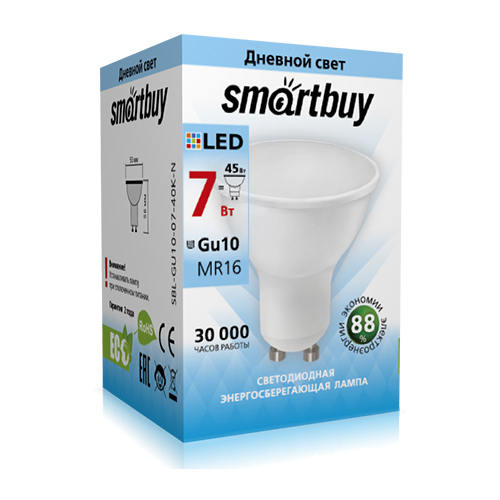 ������������ ����� Smartbuy-Gu10-07W/4000