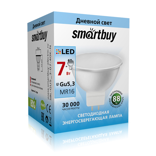 ������������ ����� Smartbuy-Gu5,3-07W/4000