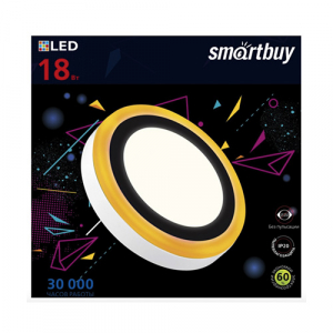 ��������� (LED) ���������� ���� � ���������� DLB Smartbuy-18w/6500K+O/IP20
