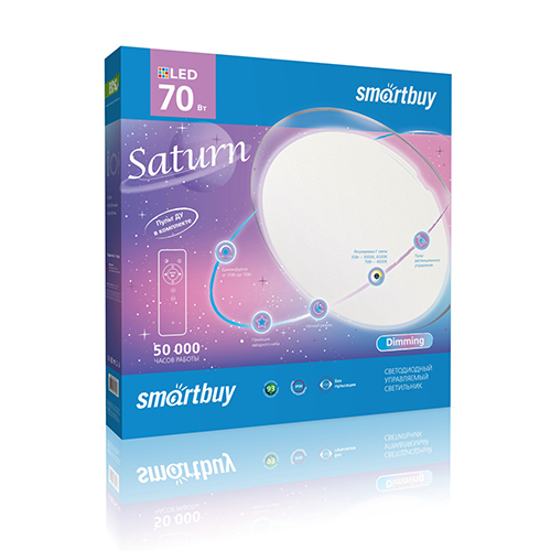 Светодиодный управляемый светильник SATURN Smartbuy 70W Dim 30w-70w 3color
