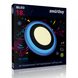 ������������ (LED) ���������� � ���������� DLB Smartbuy-18w/3000K+B/IP20
